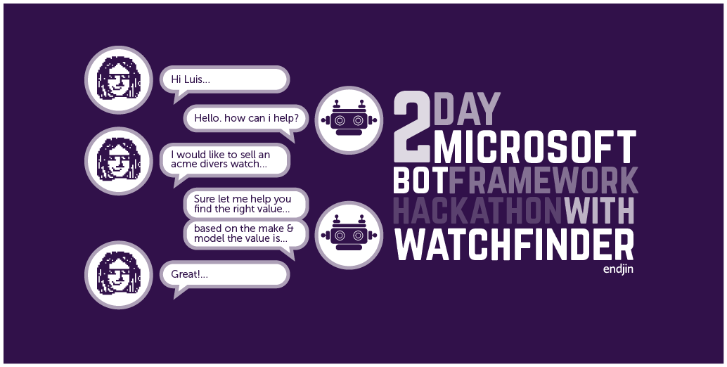 2 Day Microsoft Bot Framework Hackathon with Watchfinder