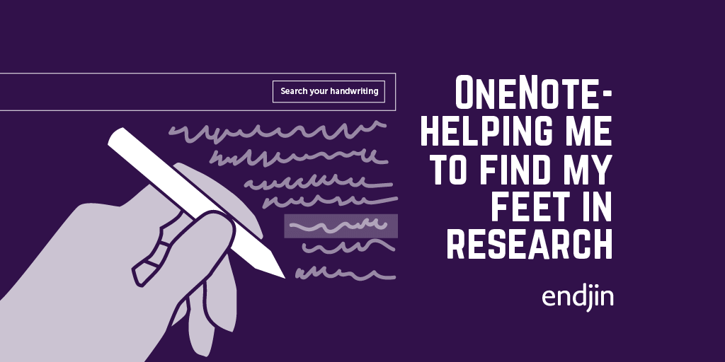 OneNote - helping me to find my feet in research