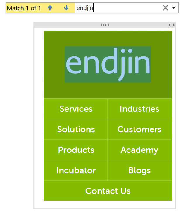 "endjin" highlighted in endjin logo.