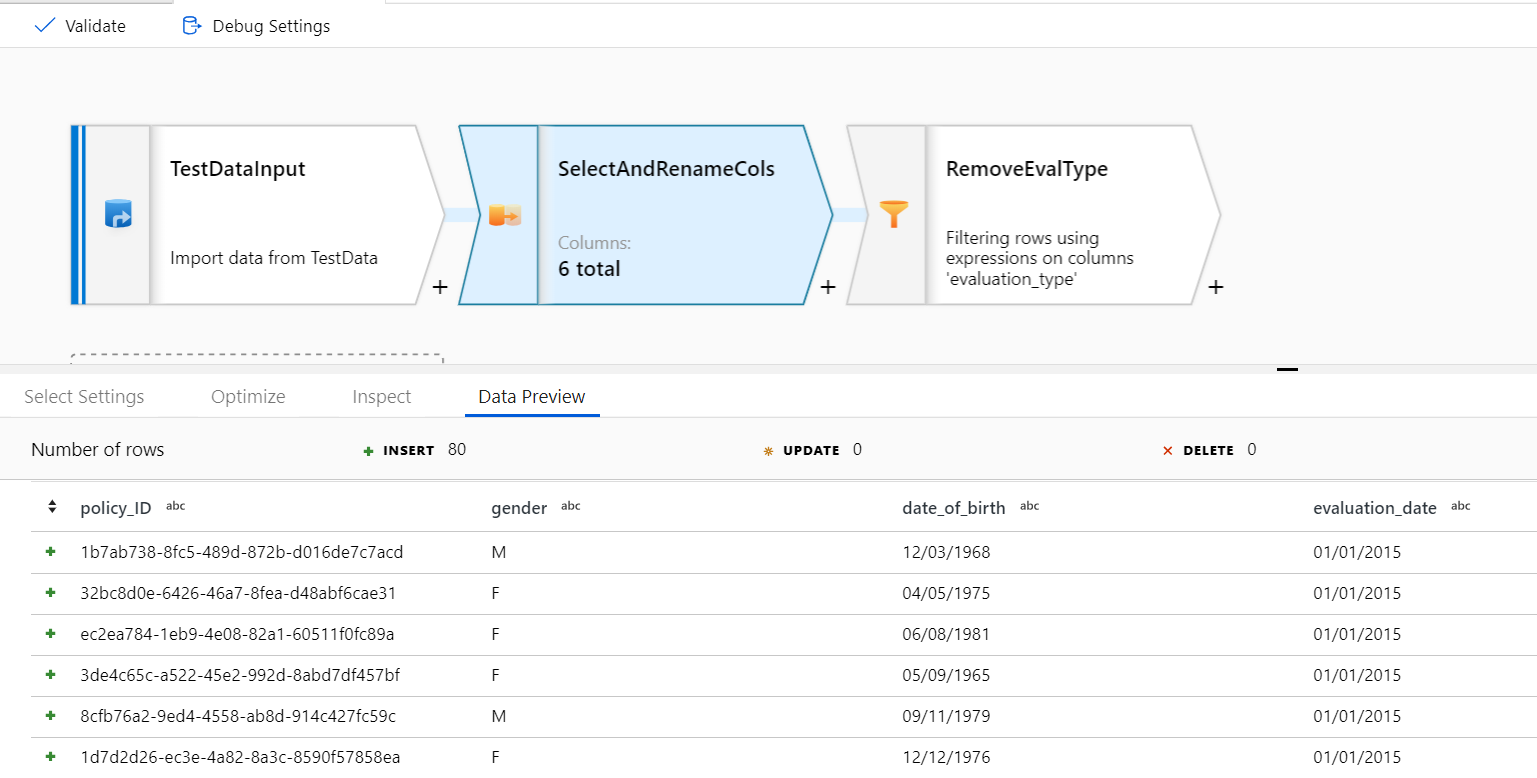 Showing the debug functionality.