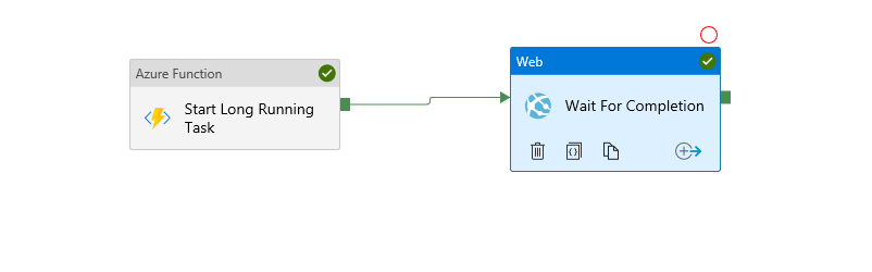 Azure Data Factory long running function