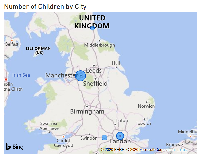 Image of heat map of the UK.