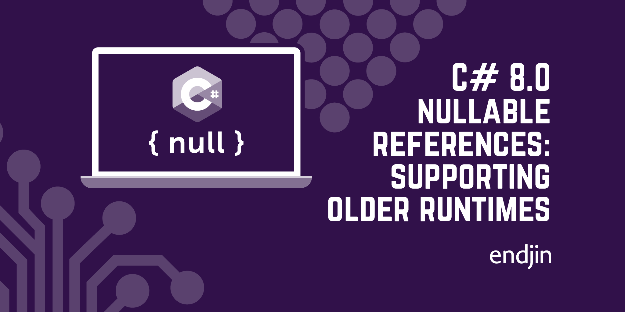 C# 8.0 nullable references: supporting older runtimes