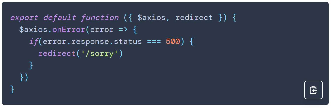 Axios helpers example