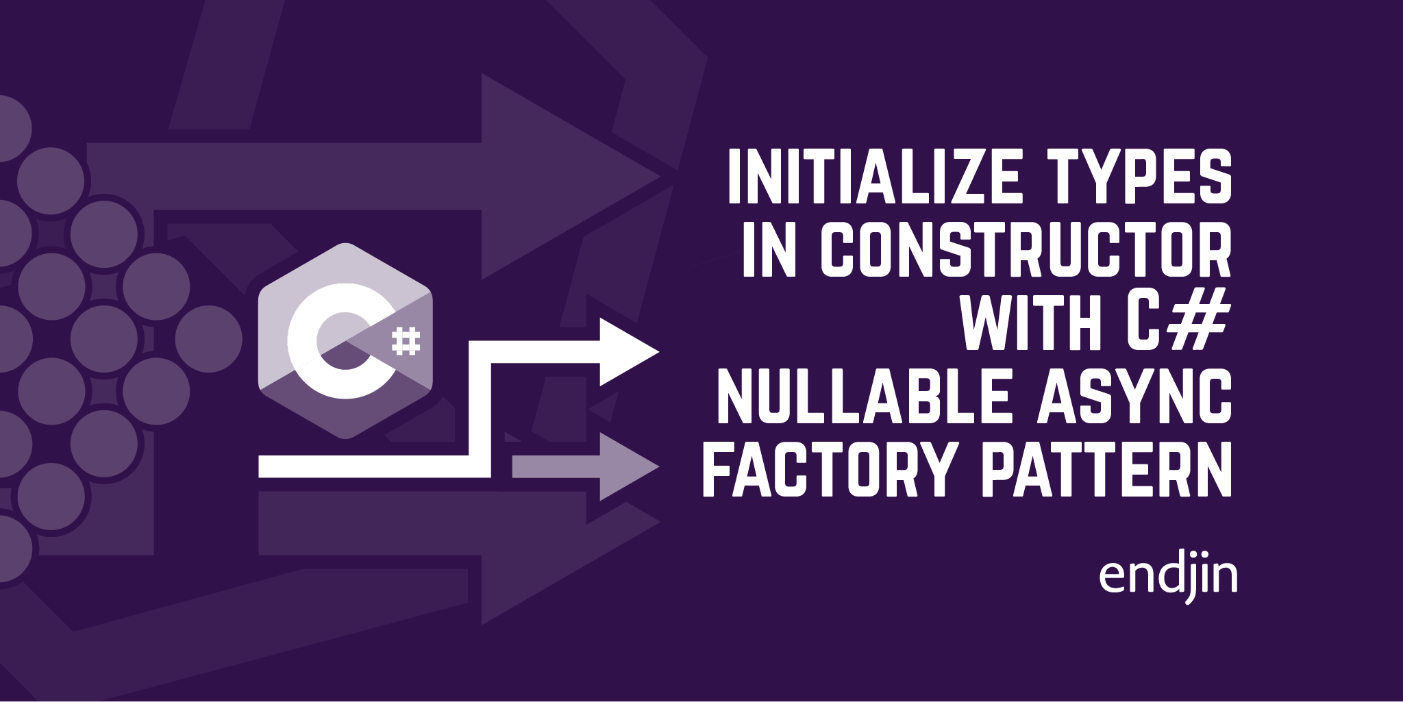 How to fully initialize types in their constructor with C# nullable using the async factory pattern