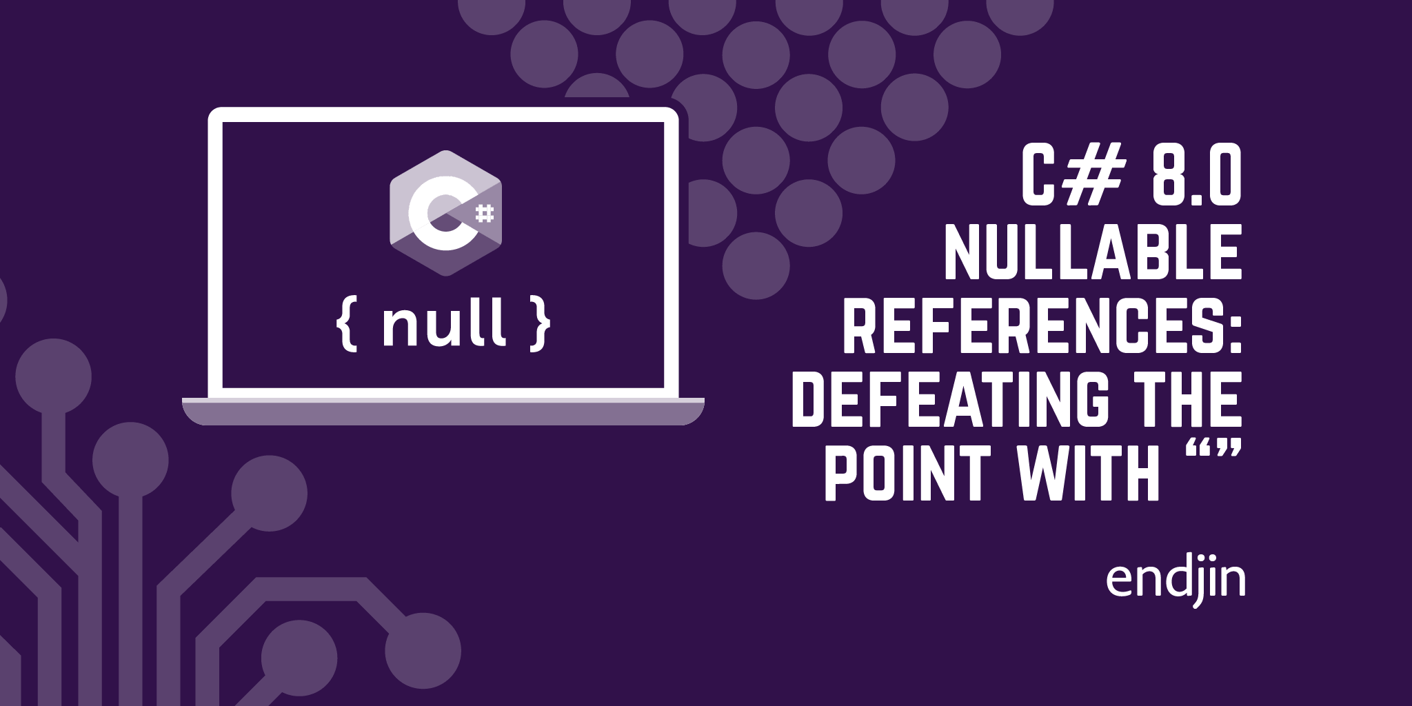 C# 8.0 nullable references: defeating the point with empty strings