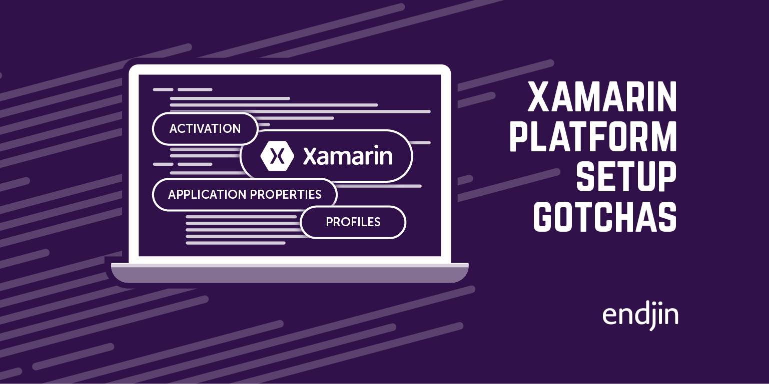 Xamarin platform setup gotchas