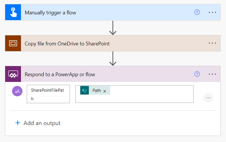 Child flow response