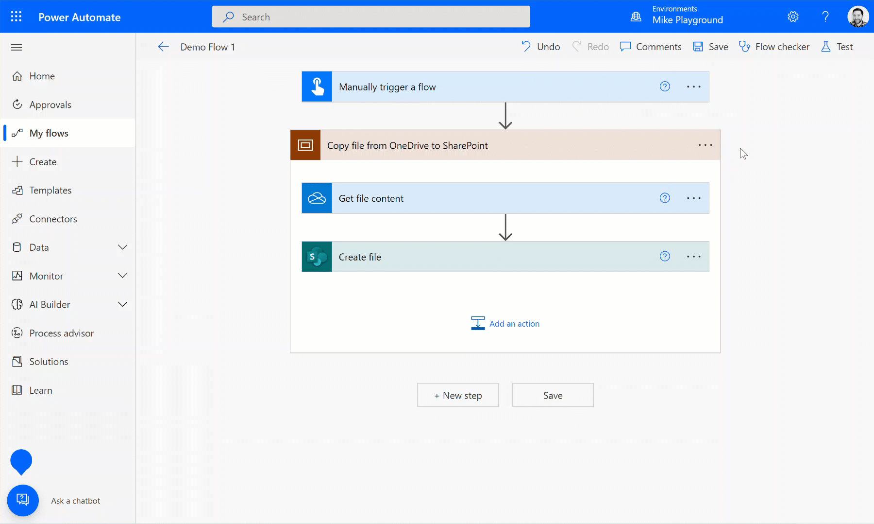 Copy and paste steps