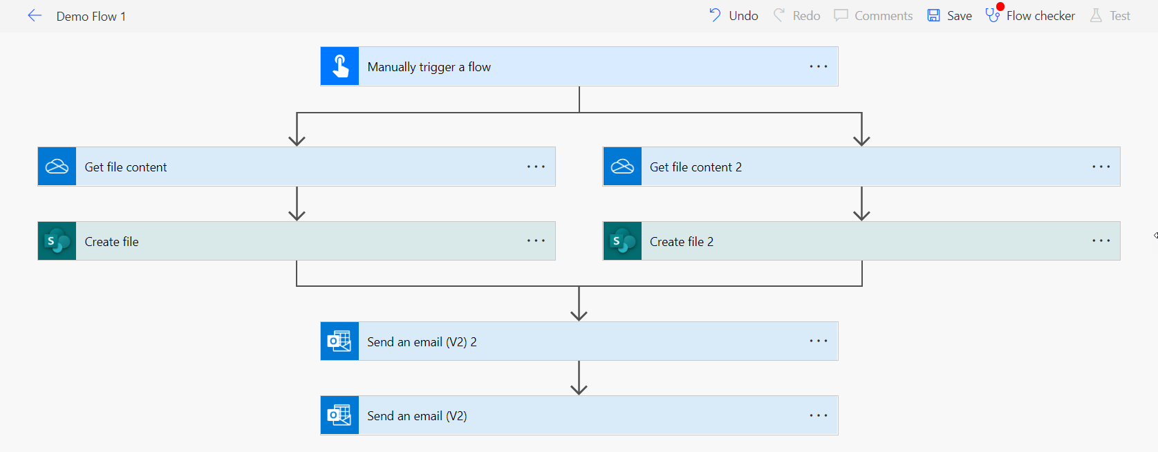 Flow with default names