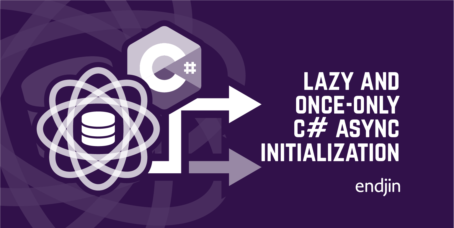 Lazy and once-only C# async initialization