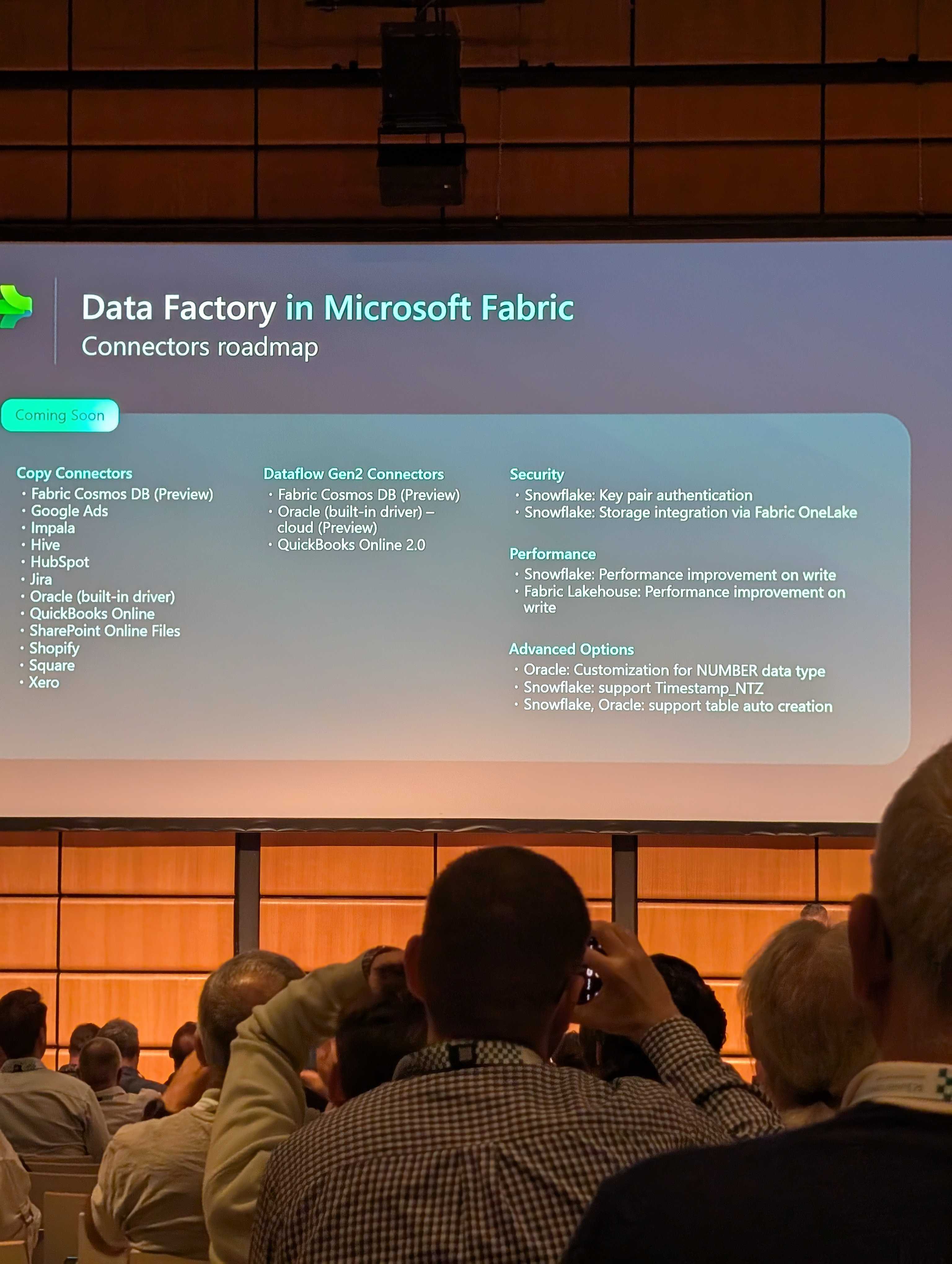 Data Factory roadmap slide