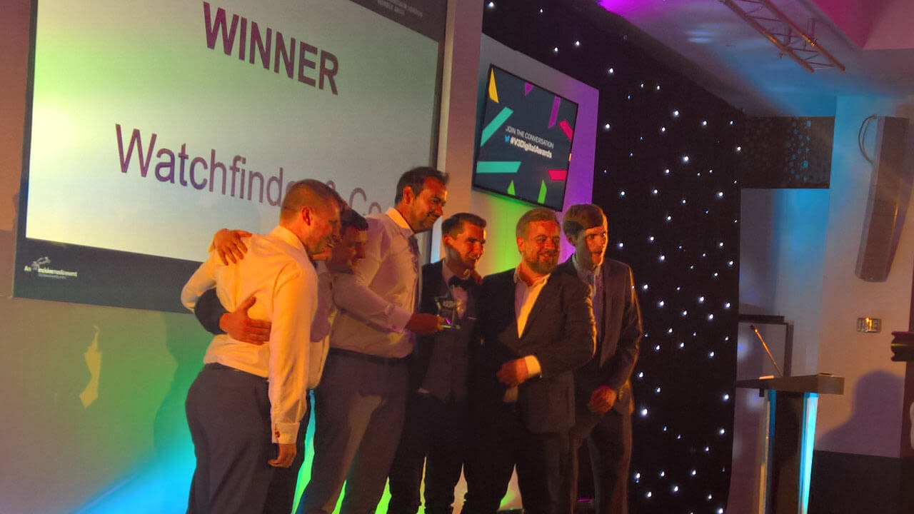 Watchfinder win at the V3 awards