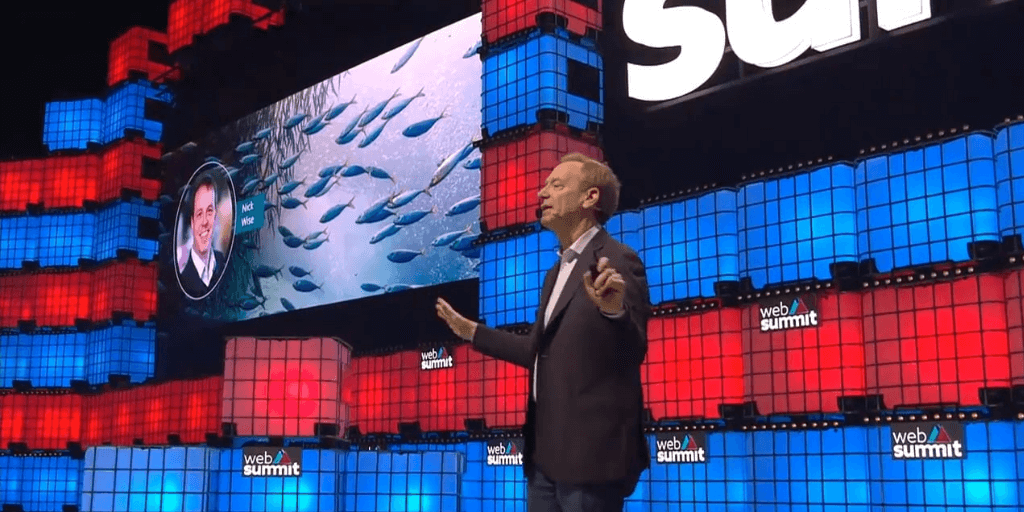 OceanMind featured in Microsoft President, Brad Smith's Web Summit 2019 Keynote.