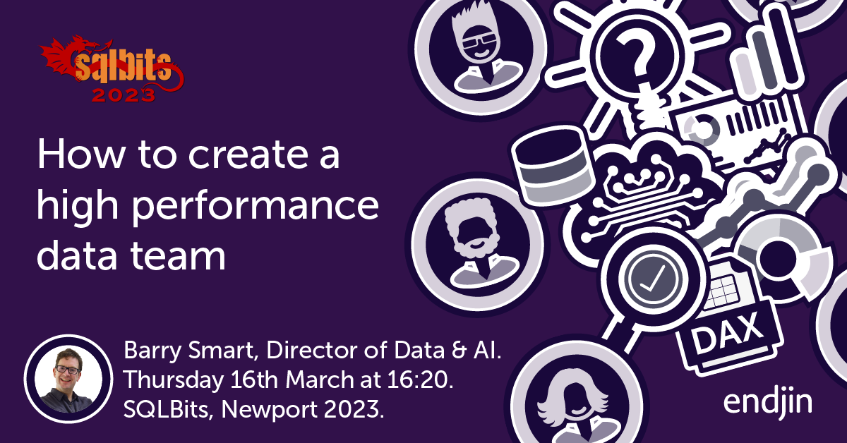 Barry Smart presenting at SQLBits 2023
