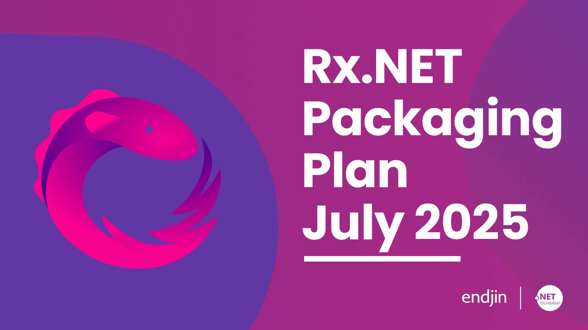 Rx.NET Packaging Plan 2025 Rx.NET Packaging Plan 2025