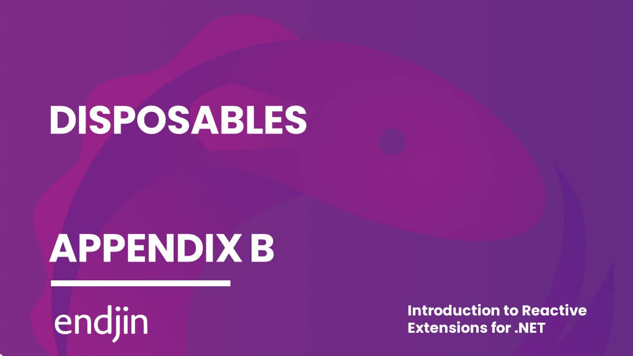 Disposables Introduction to