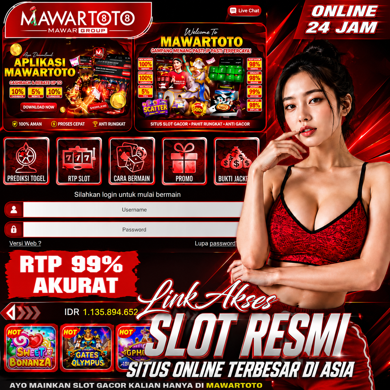 MAWARTOTO Bandar Togel Online & Agen Slot Gacor Terpercaya