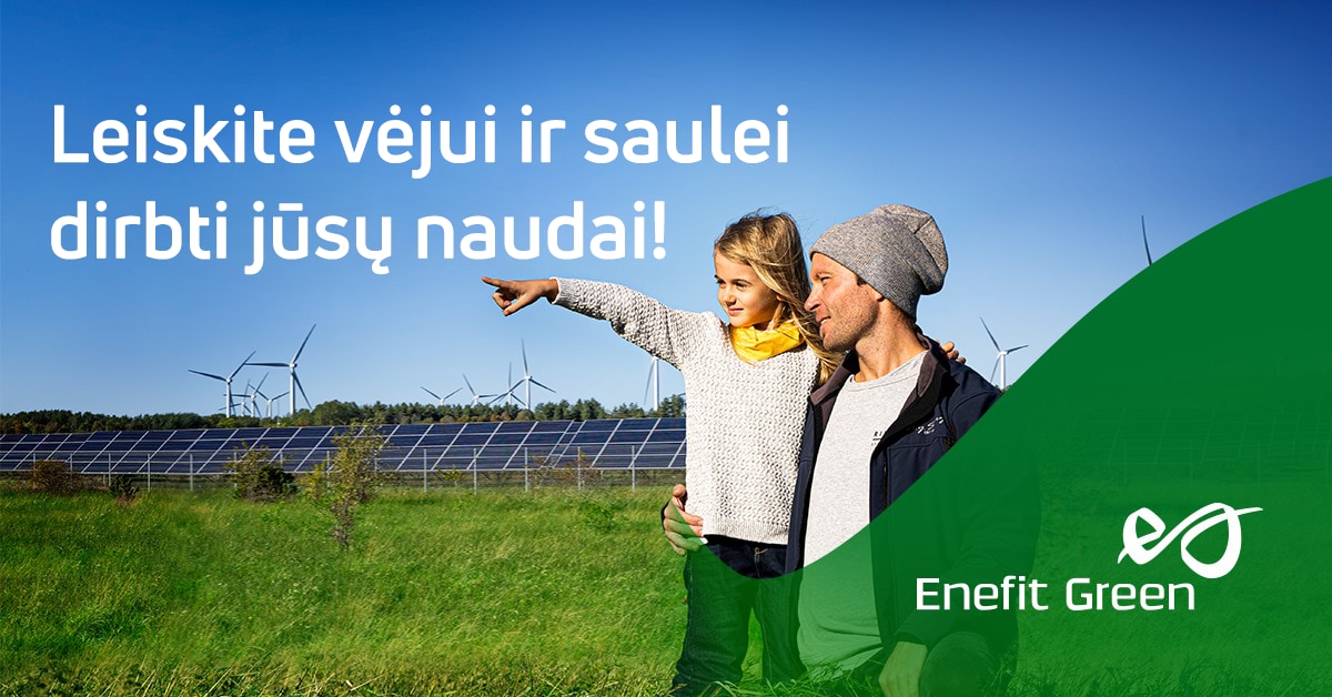 „Enefit Green“ pradeda pirminį viešą akcijų siūlymą