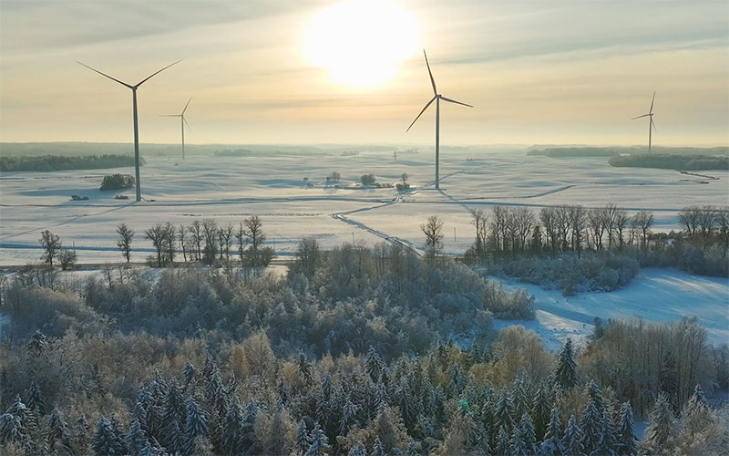 Enefit Green's new Šilalė II Wind Farm supplied its first electricity to the grid