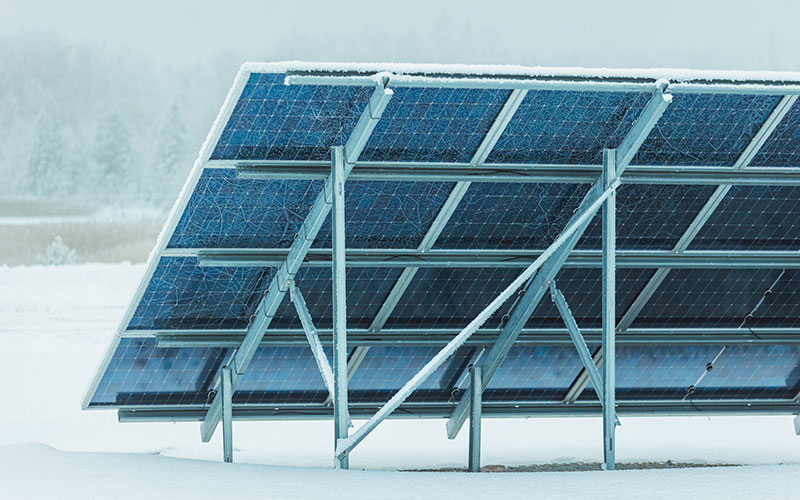 Enefit Green opens a unique solar power plant in Estonia mine