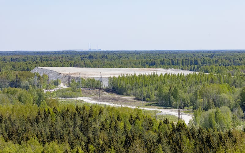 Enefit Green is building a unique solar park in Estonia Mine’s industrial area