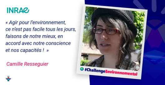 Illustration : Portrait d'une engagée : Camille, Assistante-Ingénieure à INRAE Portrait d'une engagée : Camille, Assistante-Ingénieure à INRAE