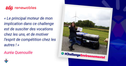Illustration : Portrait d'une engagée : Auréa, Spécialiste Environnement chez EDP Renewables Portrait d'une engagée : Auréa, Spécialiste Environnement chez EDP Renewables