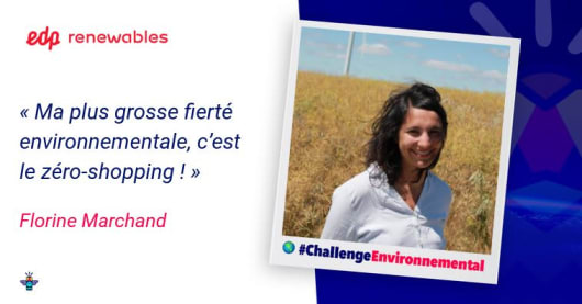 Illustration : Portrait d'une engagée : Florine, Cheffe de projets éoliens chez EDP Renewables Portrait d'une engagée : Florine, Cheffe de projets éoliens chez EDP Renewables