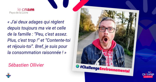 Illustration : Portrait d'un engagé : Sébastien Ollivier, chargé de communication numérique au Cnam Pays de la Loire Portrait d'un engagé : Sébastien Ollivier, chargé de communication numérique au Cnam Pays de la Loire