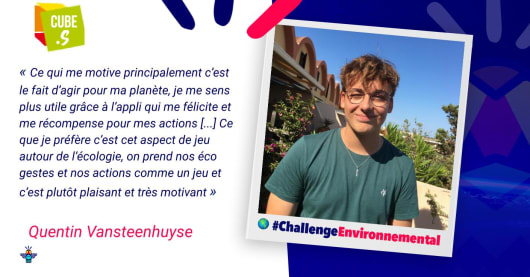 Illustration : Portrait d'un engagé : Quentin Vansteenhuyse , Elève de Terminale engagé dans le concours CUBE.S Portrait d'un engagé : Quentin Vansteenhuyse , Elève de Terminale engagé dans le concours CUBE.S