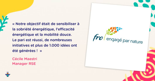 Illustration : Fromarsac mobilise ses salariés en faveur de la sobriété énergétique Fromarsac mobilise ses salariés en faveur de la sobriété énergétique