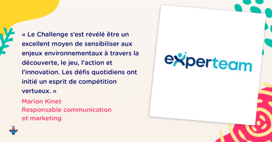 Illustration : Experteam engage ses collaborateurs en faveur de la transition Experteam engage ses collaborateurs en faveur de la transition