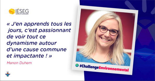 Portrait d'une engagée : Manon, Responsable Communication à l’IÉSEG 