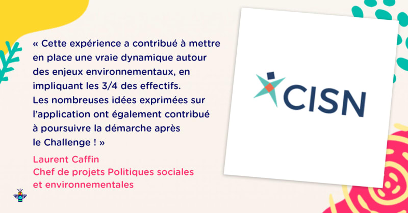 CISN engage ses collaborateurs en faveur du climat CISN engage ses collaborateurs en faveur du climat