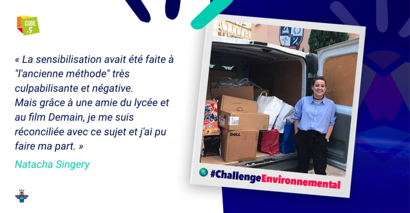 Portrait d'une engagée : Natacha Singery, animatrice écologie en service civique Portrait d'une engagée : Natacha Singery, animatrice écologie en service civique