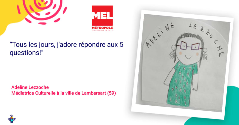 Portrait d'une engagée : Adeline Lezzoche, Médiatrice Culturelle à la ville de Lambersart (59) Portrait d'une engagée : Adeline Lezzoche, Médiatrice Culturelle à la ville de Lambersart (59)