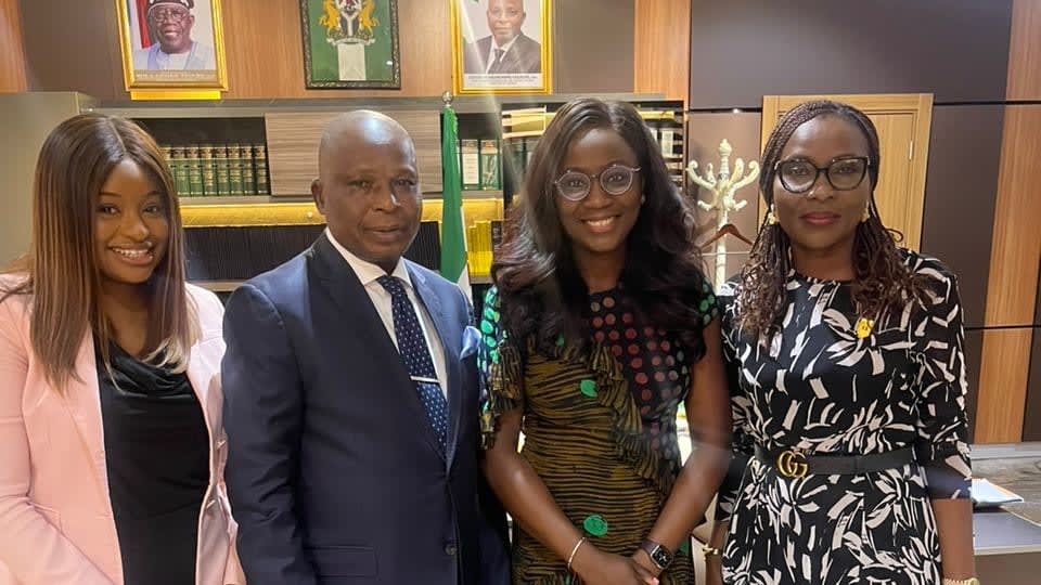 Ola Adeniji, Attorney General of the Federation / Minister of Justice, Lateef Fagbemi; Special Adviser to the President on Energy, Mrs Olu Verheijen and Solicitor General of the Federation, Beatrice Jedy-Agba