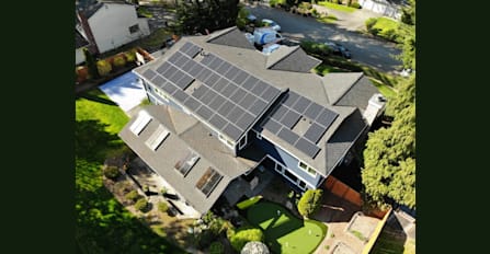 SunPower Array in Clyde Hill, WA