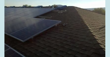 Solar System consisting of roof mounted solar panels in Reno, NV