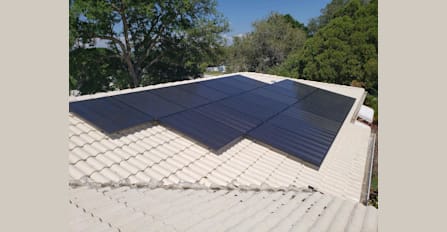 Panasonic Panels on a Barrel Tile Roof - St Petersburg, FL