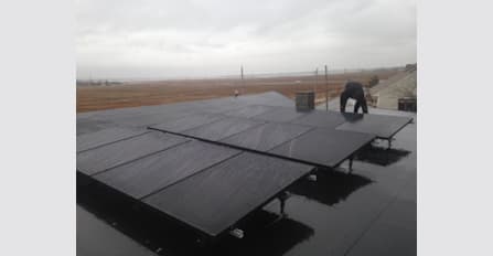 SunPower on a Rubber Roof