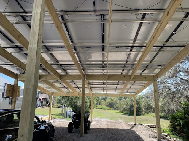 under carport