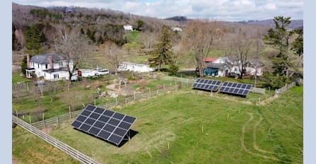 Groud-mount solar in Catawba, Virginia