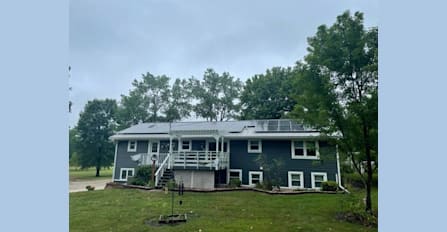 Metal Roof Solar Array - Lawrence, KS