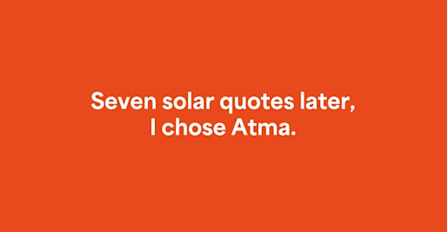 Kenneth compared 7 solar installers — and chose Atma