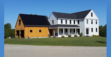 Our LG Solar all black panels blend with your roof to provide a clean look.