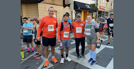 President Chris Hale, and some of the SunBlue Energy team ran in this years Sleepy Hollow Halloween 10K!