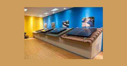 Solar Rooftops in Showroom