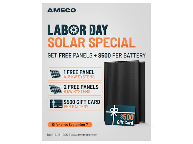 Get more value with our Labor Day Solar Special.